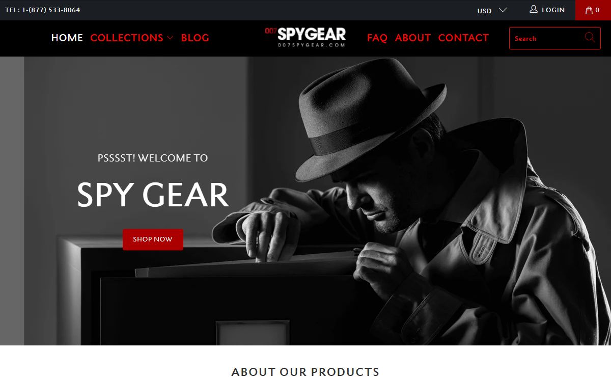 007 Spy Gear Store | Real Spy Equipment | Gadgets For Sale