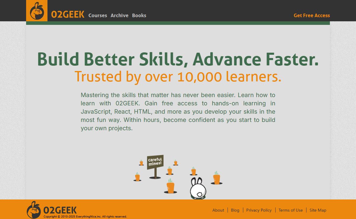 02GEEK: Developer and Marketing Training with Live personal support