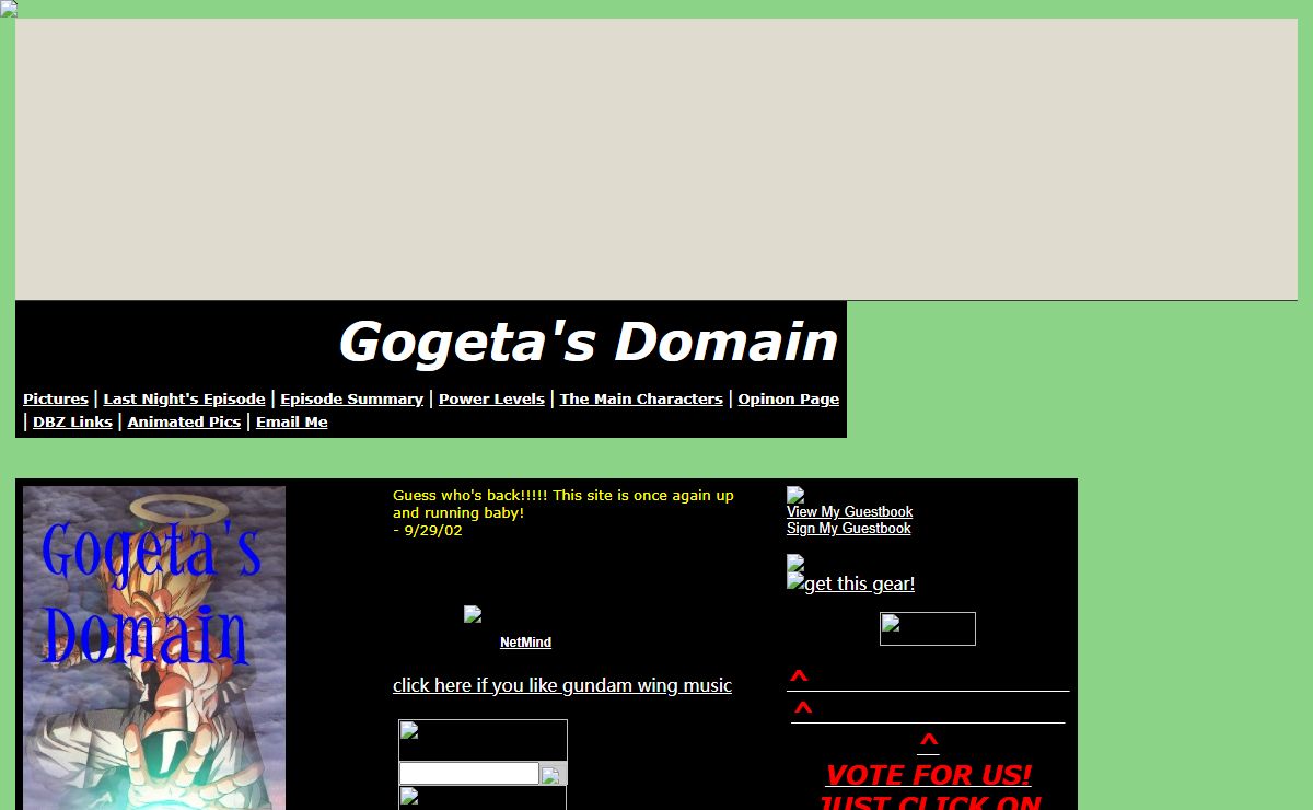 Gogeta's Domain
