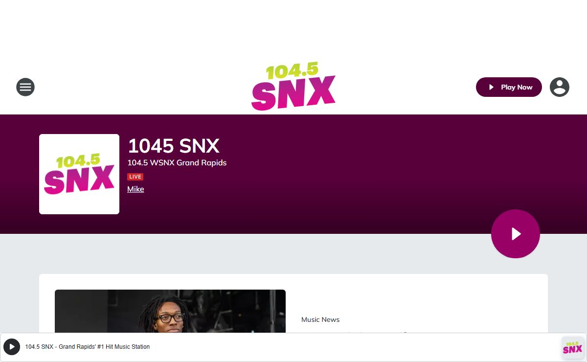 1045 SNX - 104.5 WSNX Grand Rapids