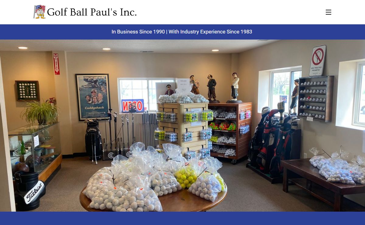 Golf Ball Retrieval | Kansas City, KS - Golf Ball Paul's Inc.