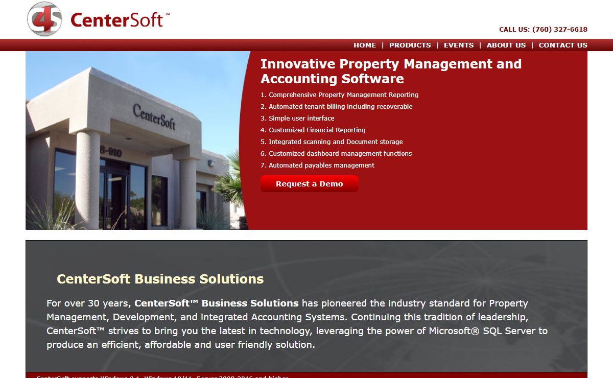 Centersoft™ Property Management Solutions