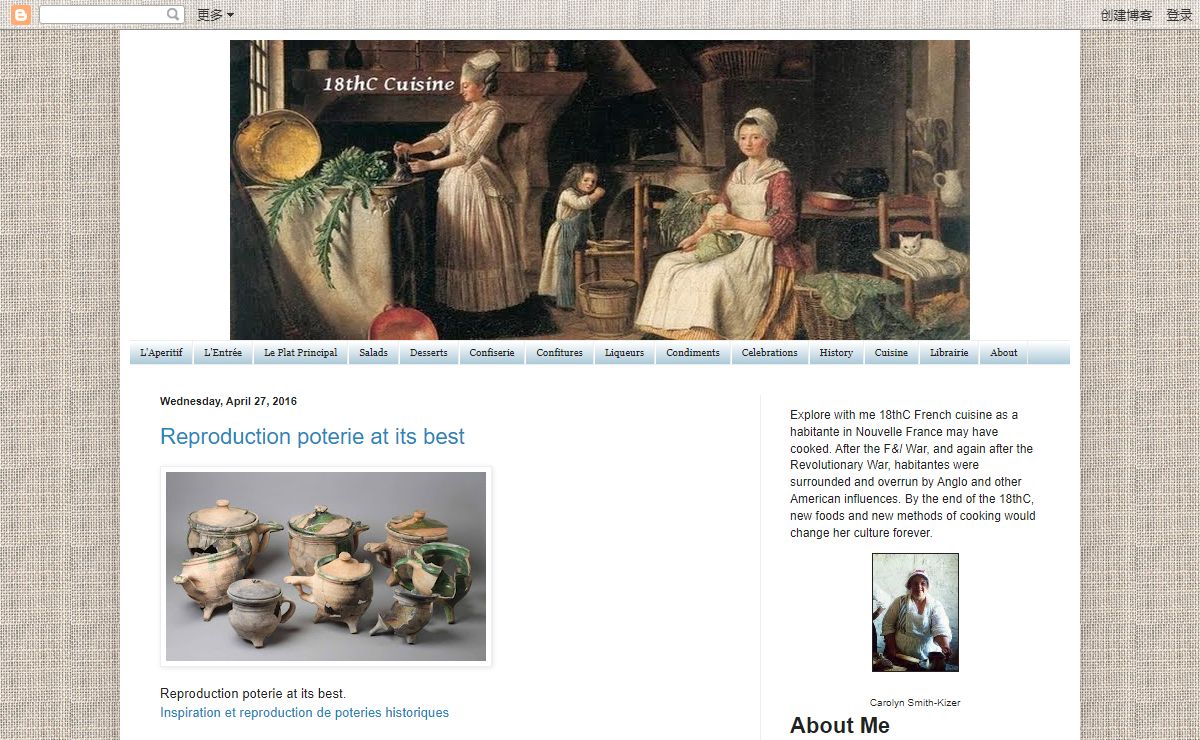 18thC Cuisine