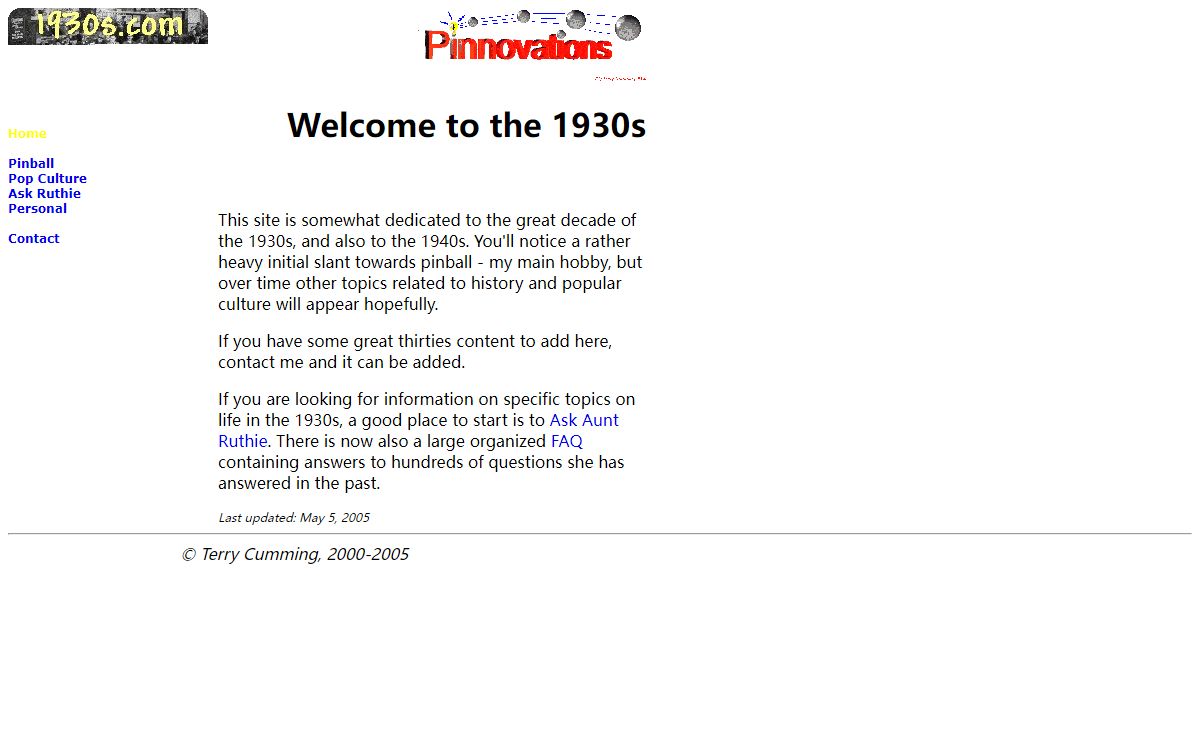 The 1930s