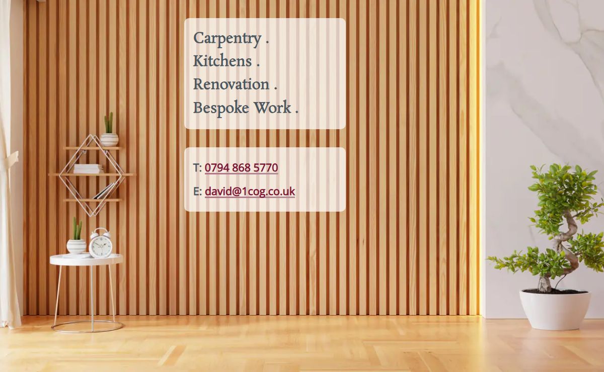 Carpentry. Building. Renovation. Exeter & Devon