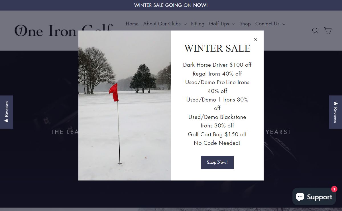 Single Length Irons from One Iron Golf – 1 Iron Golf