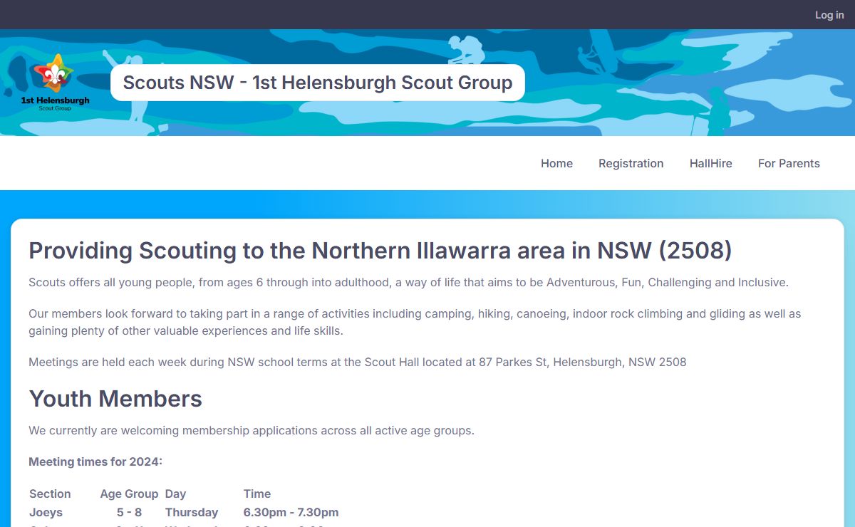 Home - Scouts NSW - 1st Helensburgh Scout Group