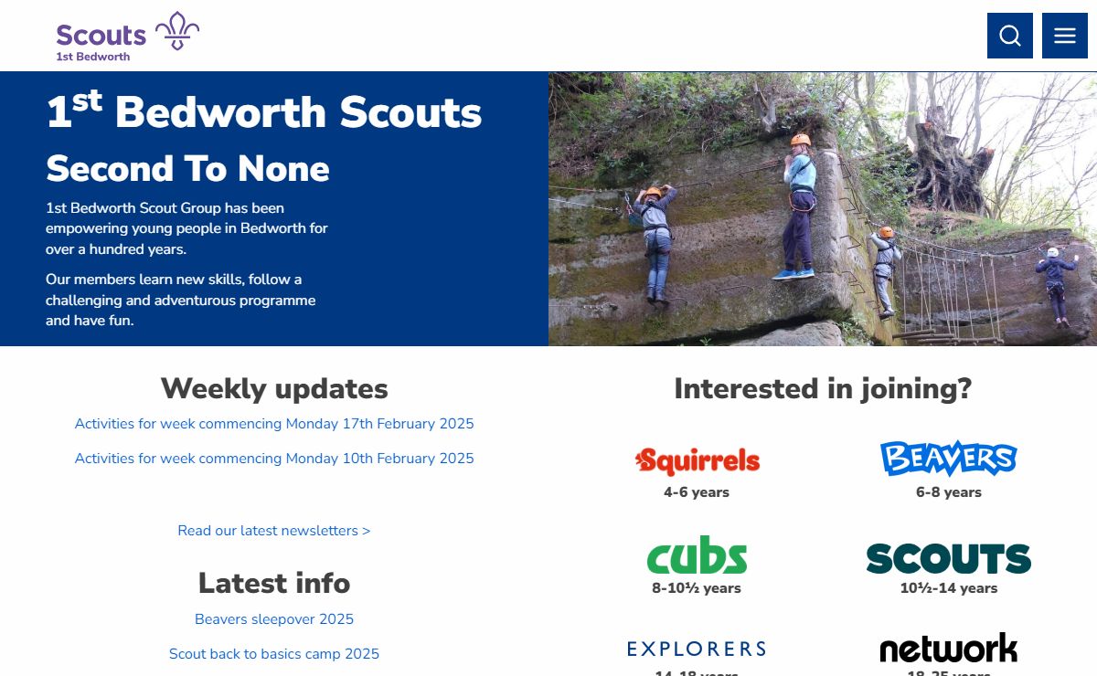 1st Bedworth Scouts - Skills for Life