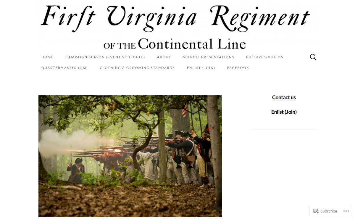 First Virginia Regiment | First Virginia Regiment of the Continental Line
