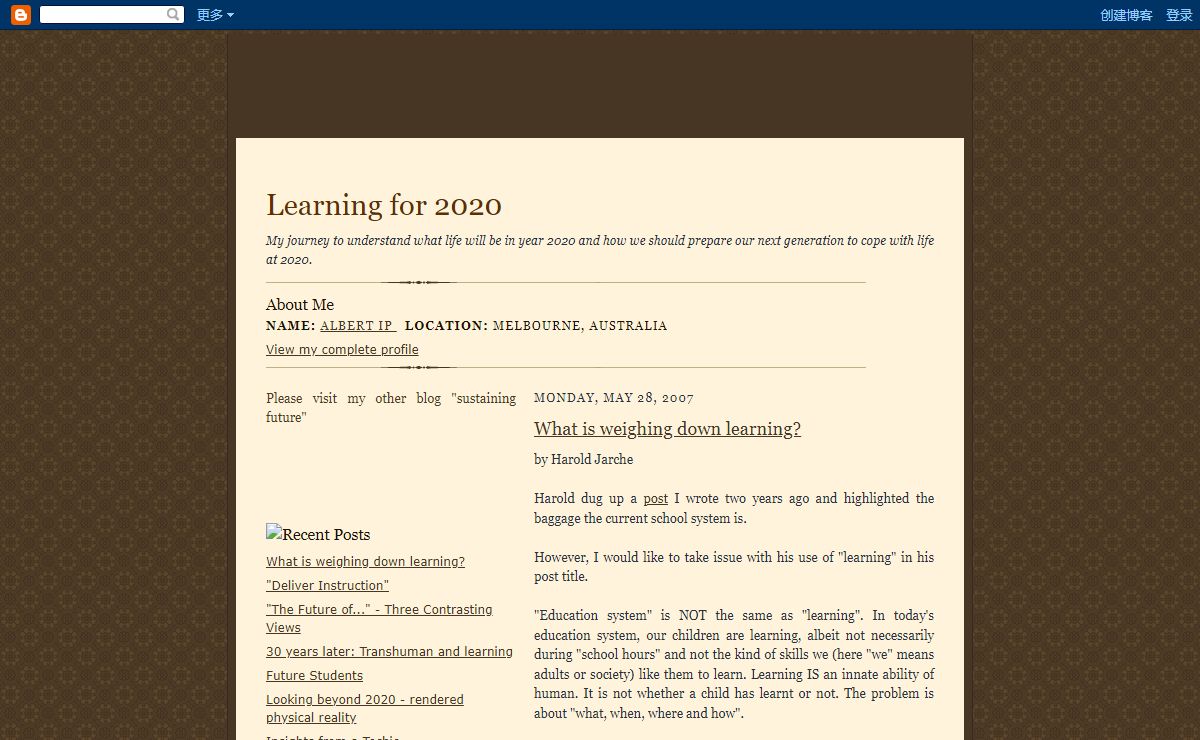 Learning for 2020