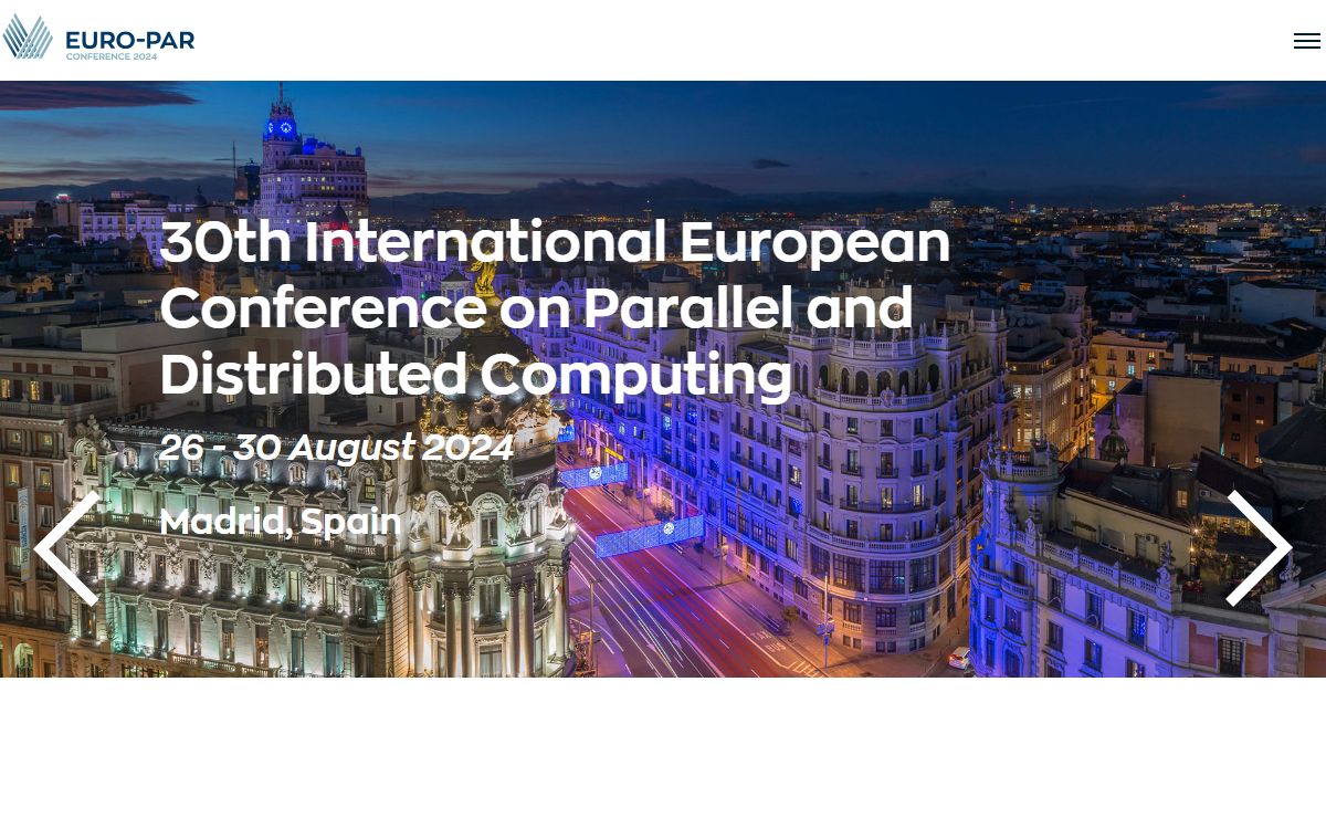 Euro-Par 2024 | Euro-PAR - 2024 | International European Conference on Parallel and Distributed Computing