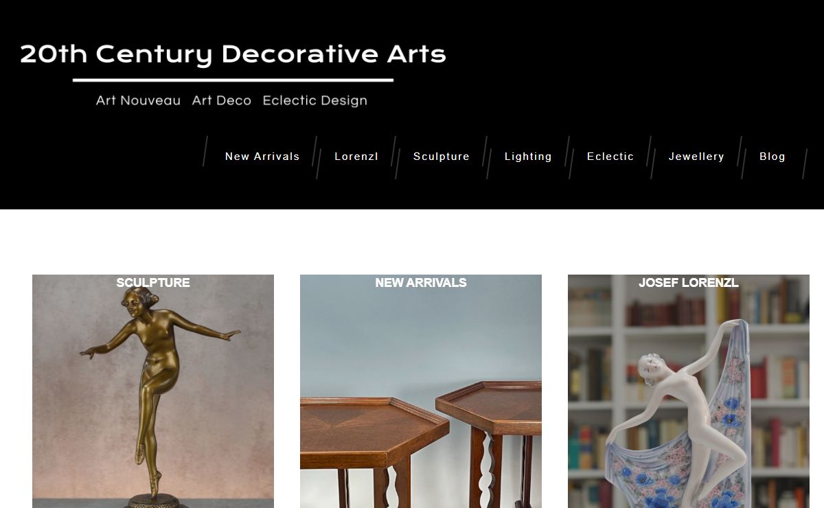 20th Century Decorative Arts | Art Deco & Nouveau + Design