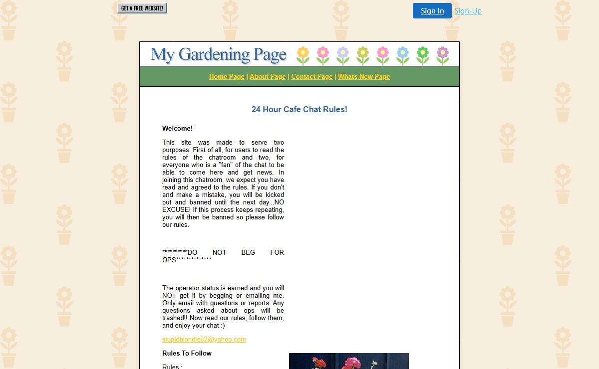 Site Builder Template Pet's Page