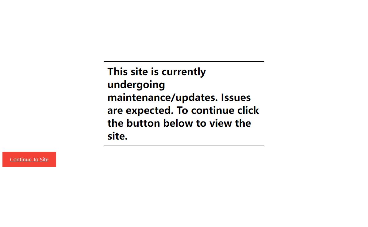 Pending Update