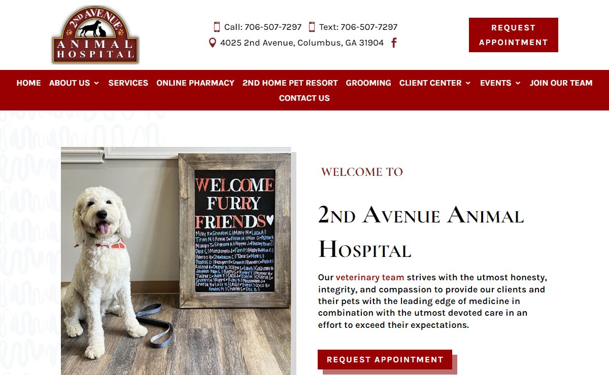 Best Vet Hospital In Columbus, GA 2nd Avenue Animal Hospital