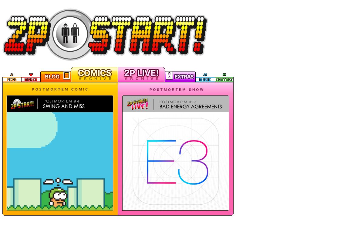 Welcome to 2P START! | 2P START!