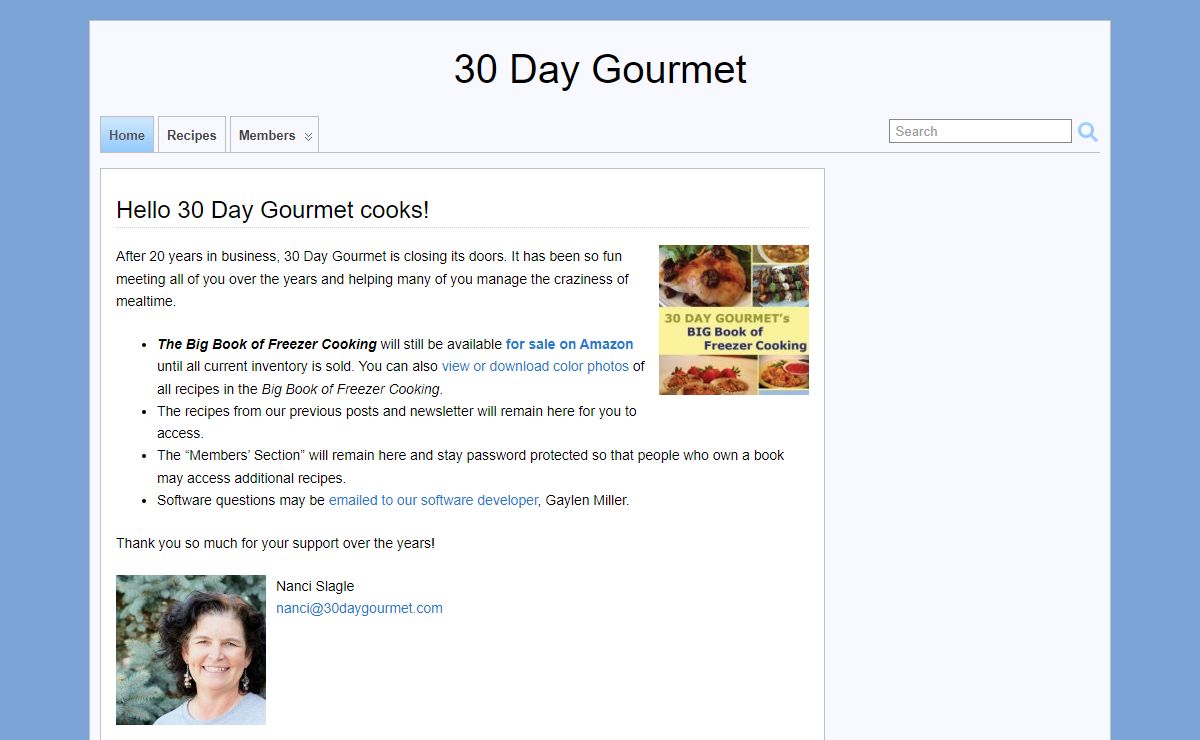 30 Day Gourmet