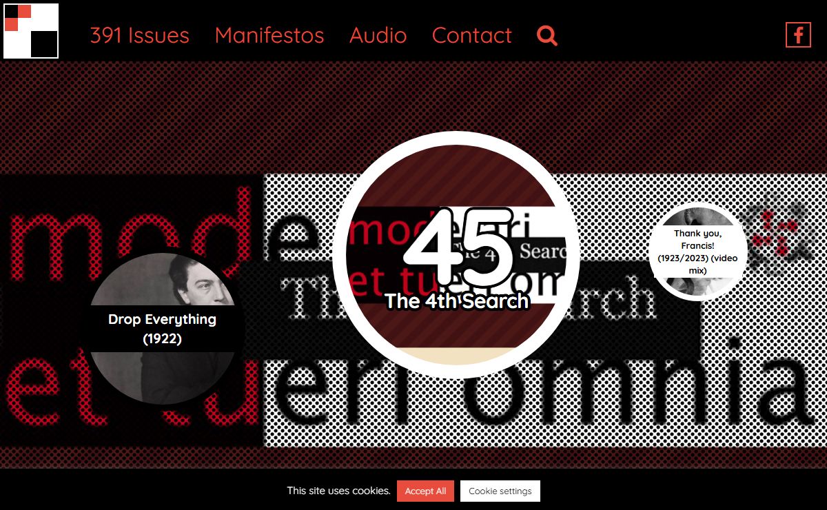 391: 391 magazine, dada manifestos, dada art and music