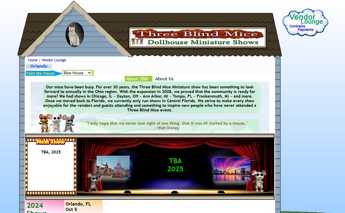 Three Blind Mice Miniature Show
