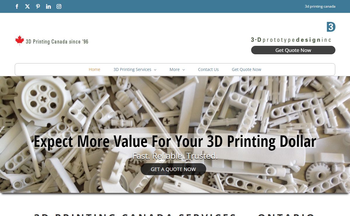 3D Printing Services Ontario - 3D Prototype Design, Inc.