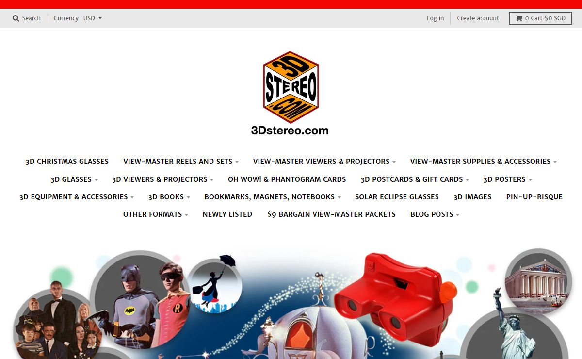 View-Master, 3D Glasses, 3D Photography, Stereo 3D Accessories – 3Dstereo.com