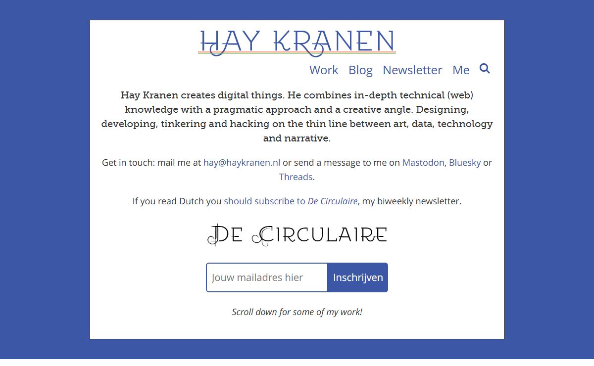 Home » Hay Kranen