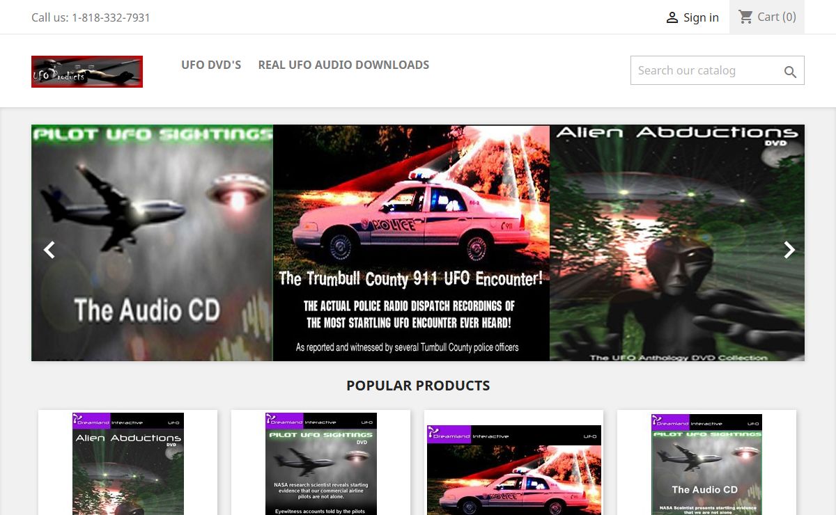 Home of The UFO Anthology |UFO DVD Pilot UFO Audio Recordings | UFO Products