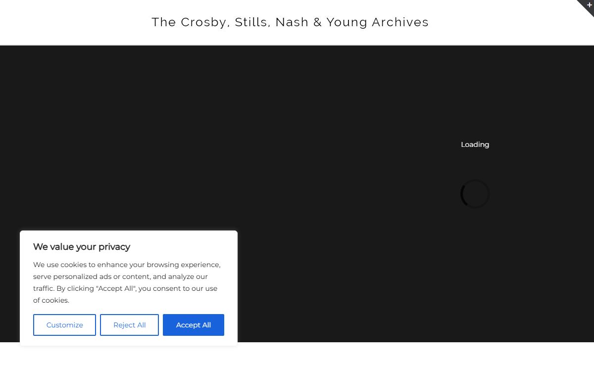 4WaySite the Crosby, Stills, Nash & Young Archives
