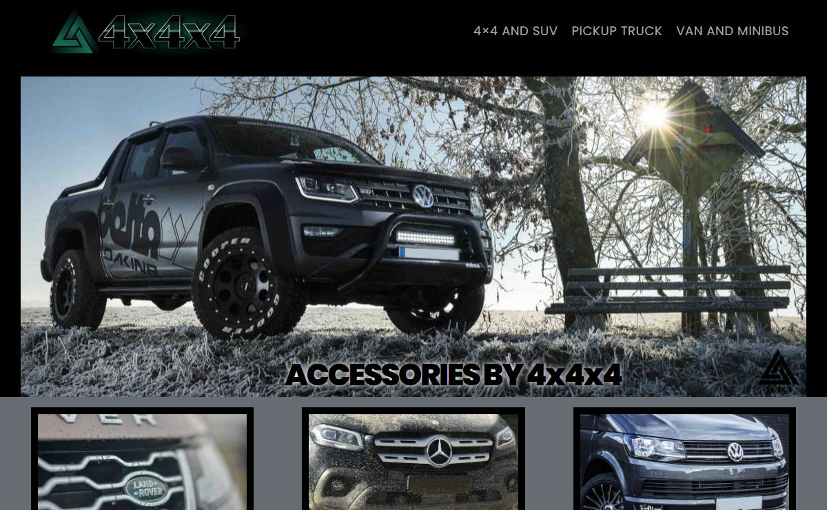 4x4 Pickup Truck Accessories | 4x4x4 UK