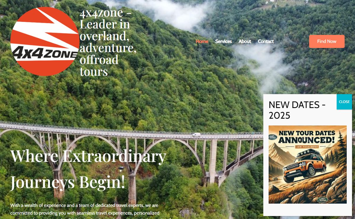 4x4zone - Leader in overland, adventure, offroad tours Home