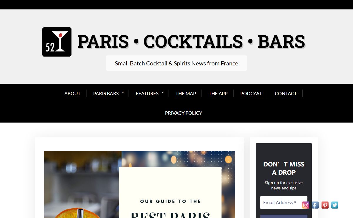 - Paris • Cocktails • Bars