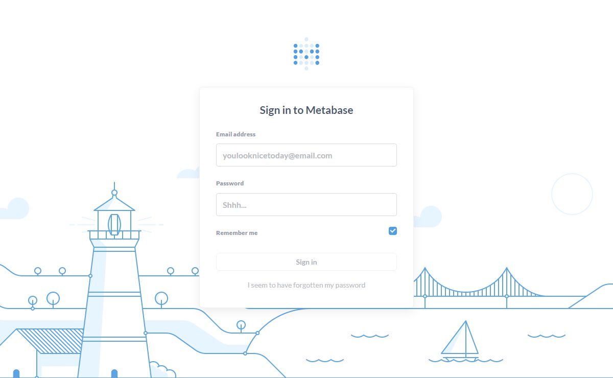 Login · Metabase