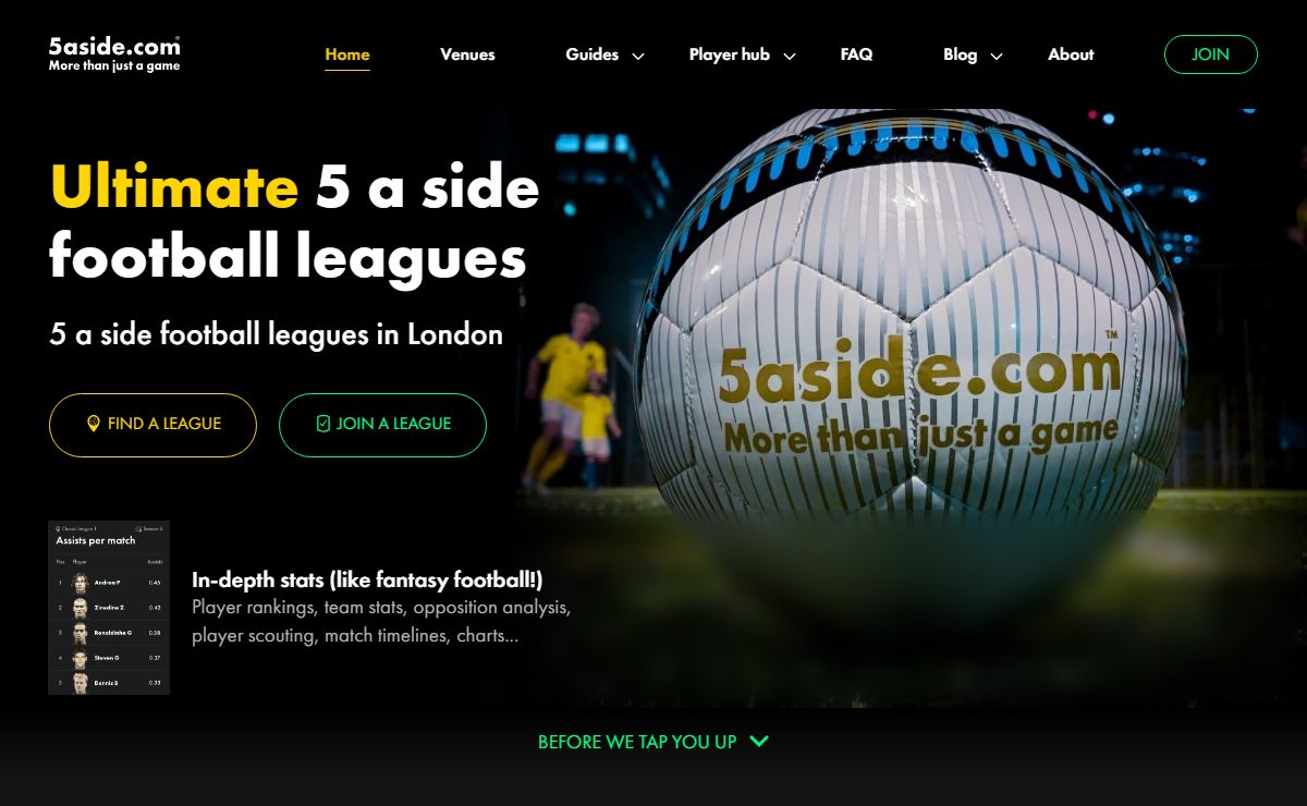 5 a side Football: Five-a-side Leagues Near Me in London