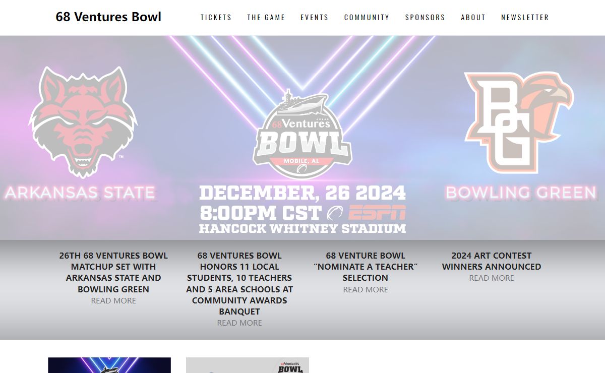 68 Ventures Bowl – Mobile, Alabama