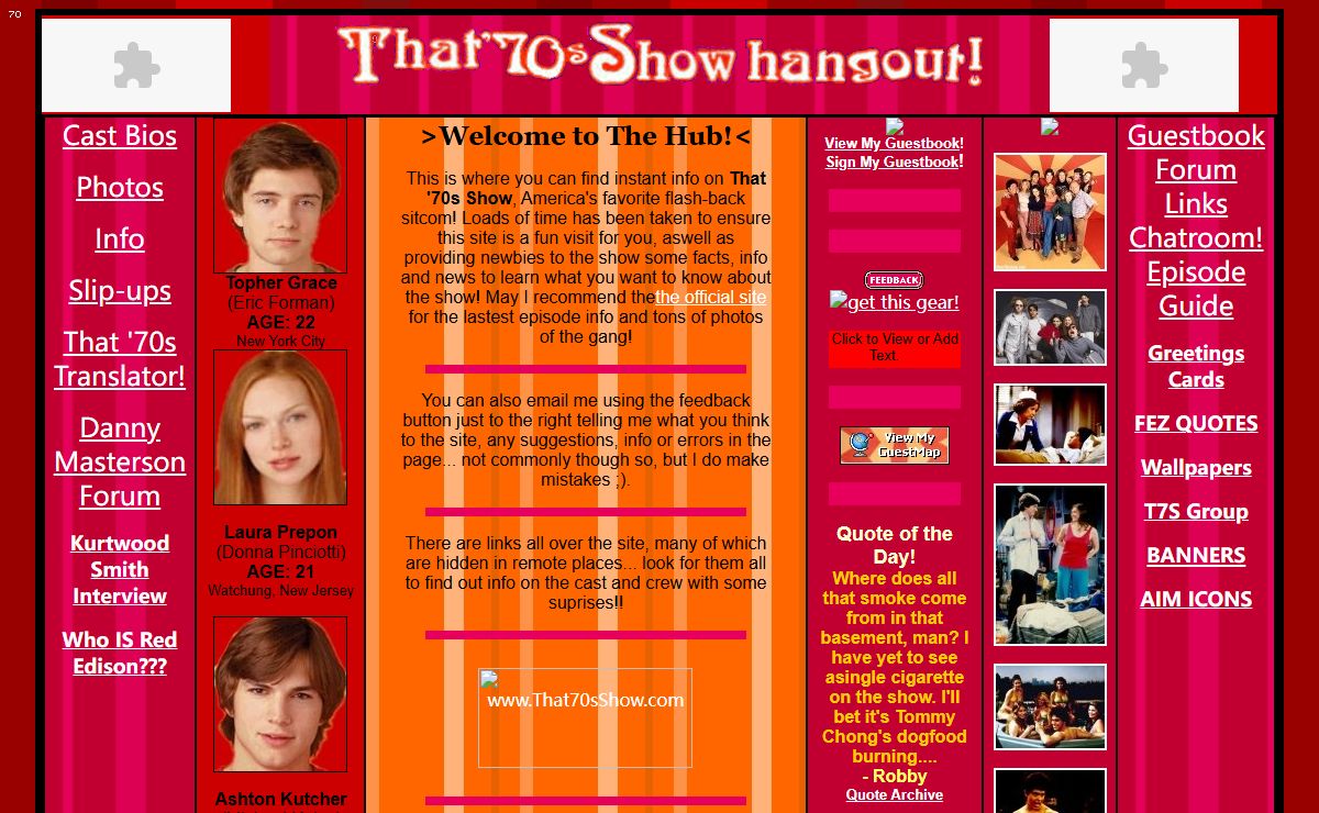 That '70s Show Hangout!