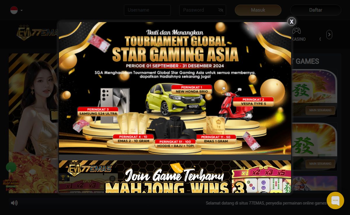77Emas - Daftar di Link Slot Gacor Online 2024 Terbaik Indonesia Masa Kini