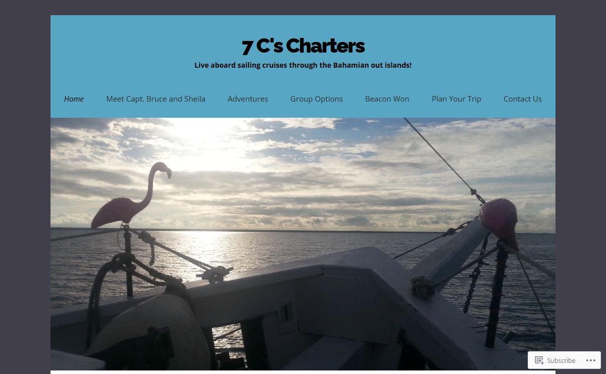 7 C's Charters | Live aboard sailing cruises through the Bahamian out islands!