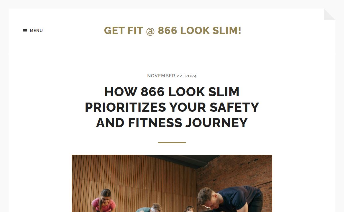 Get Fit @ 866 Look Slim!
