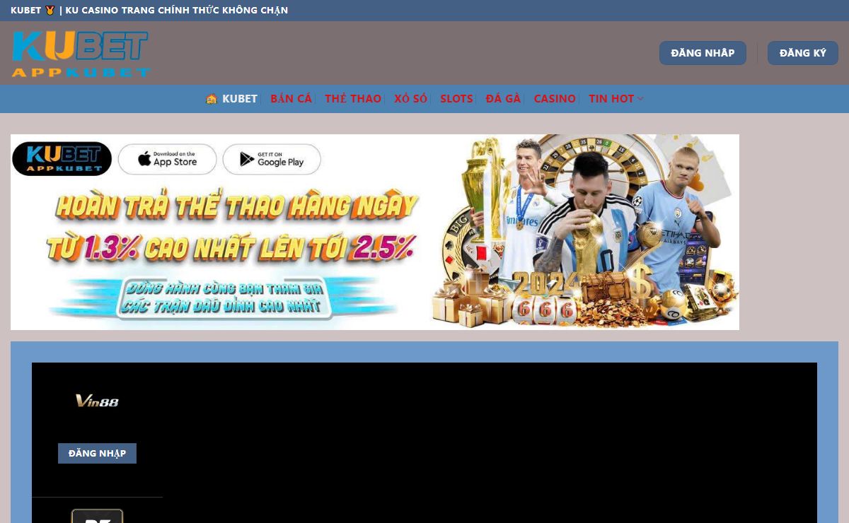 KUBET 2025 - KU Sảnh Cược Sân Chơi CASINO HÚT KHÁC NHẤT MỌI THỜI ĐẠI