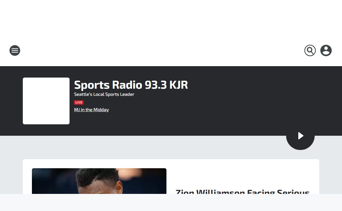 Sports Radio 93.3 KJR - Seattle’s Local Sports Leader