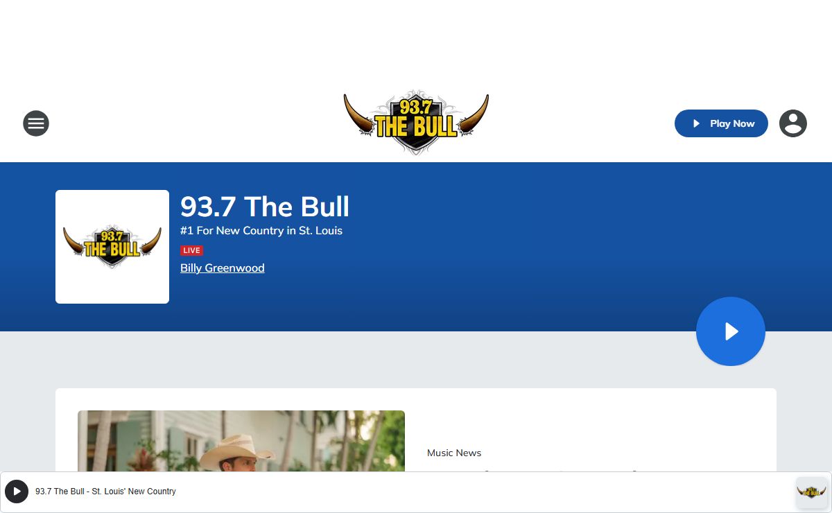 93.7 The Bull - #1 For New Country in St. Louis