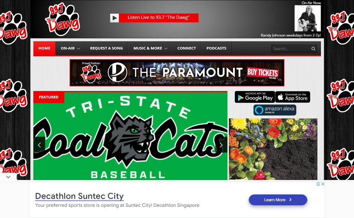 93.7 "The Dawg" | Your Country! | Tri-State Area