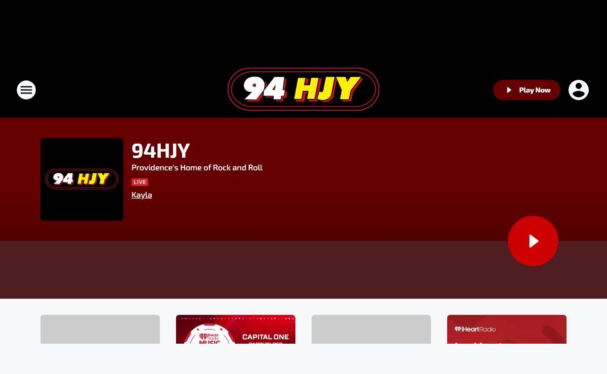 94HJY - Providence's Home of Rock and Roll