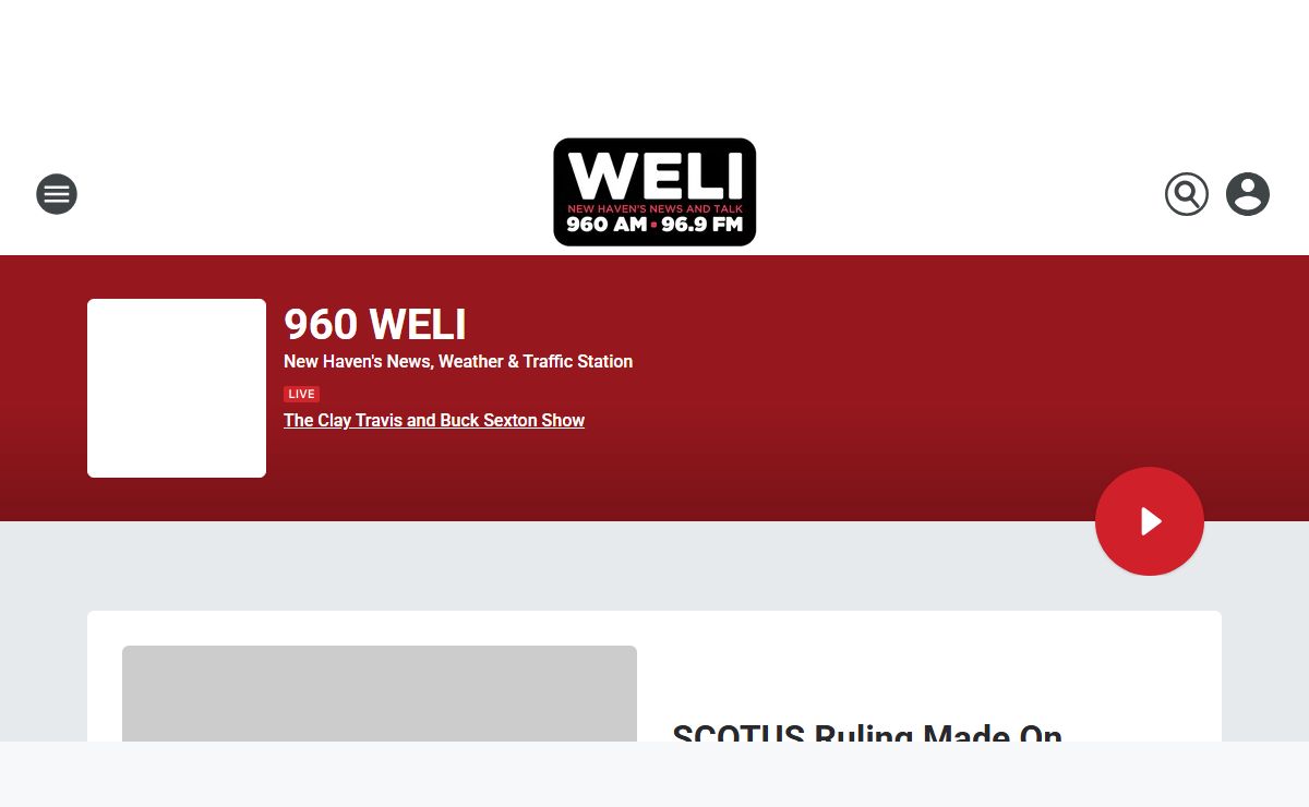 960 WELI - New Haven's News, Weather & Traffic Station