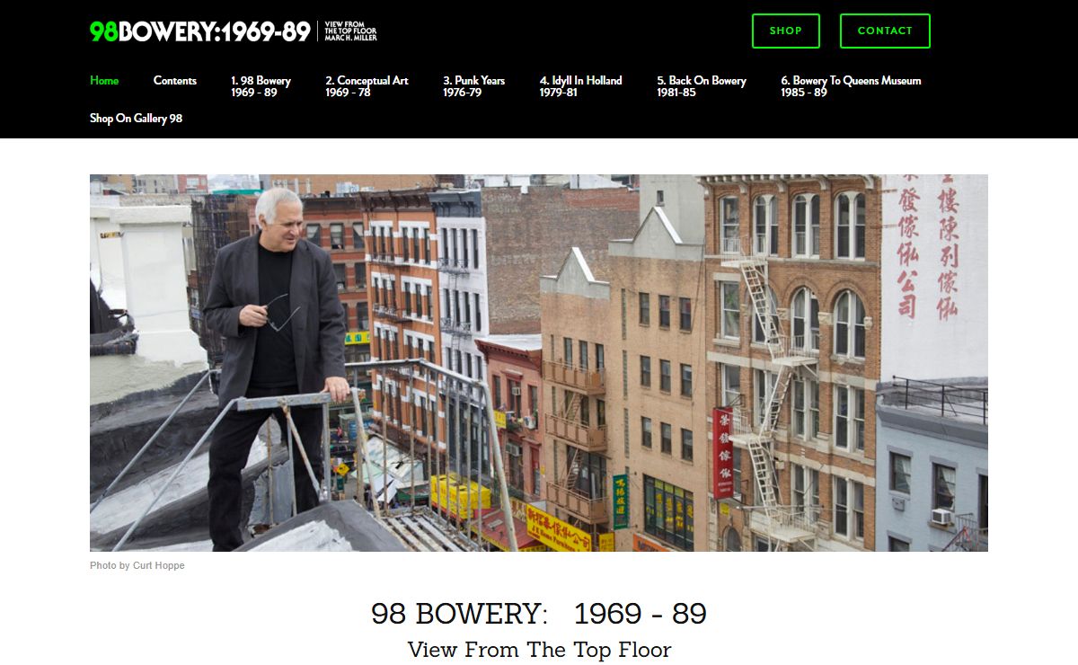98 BOWERY: 1969-89