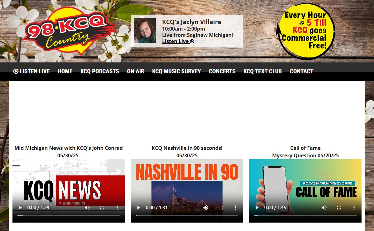 98.1 FM KCQ | Michigan's #1 Station for the Most Country