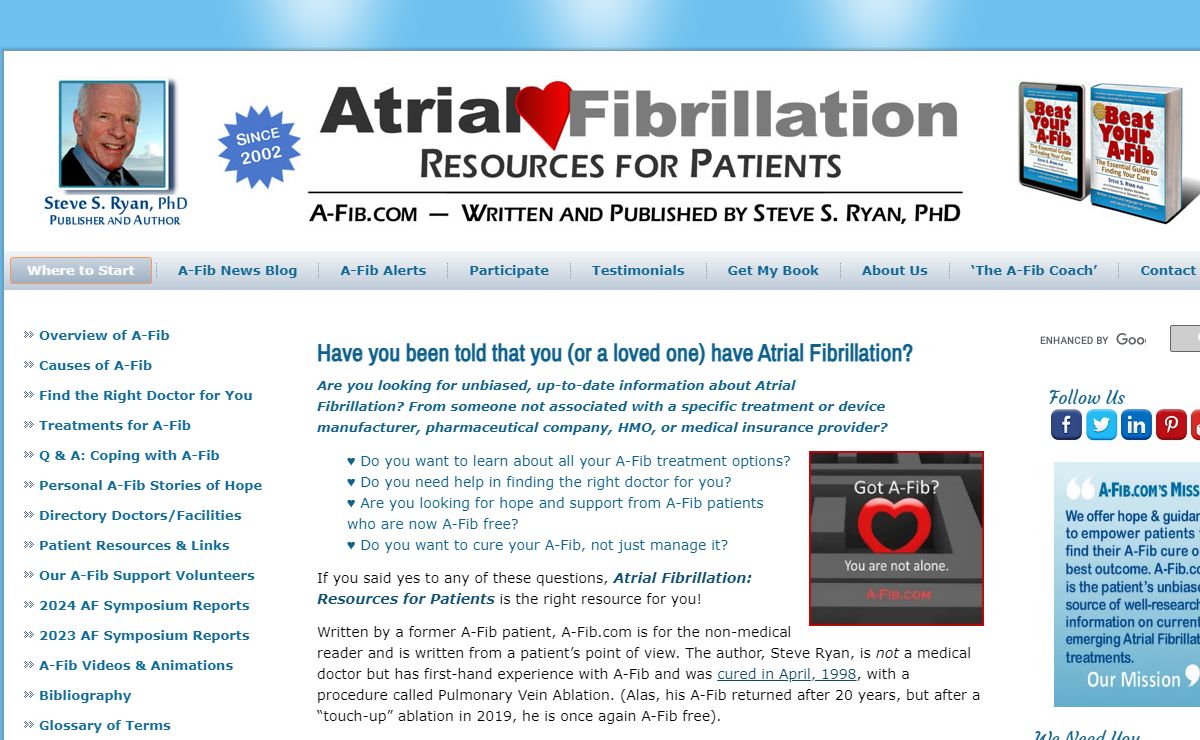 Atrial Fibrillation: Resources for PatientsAtrial Fibrillation: Resources for Patients