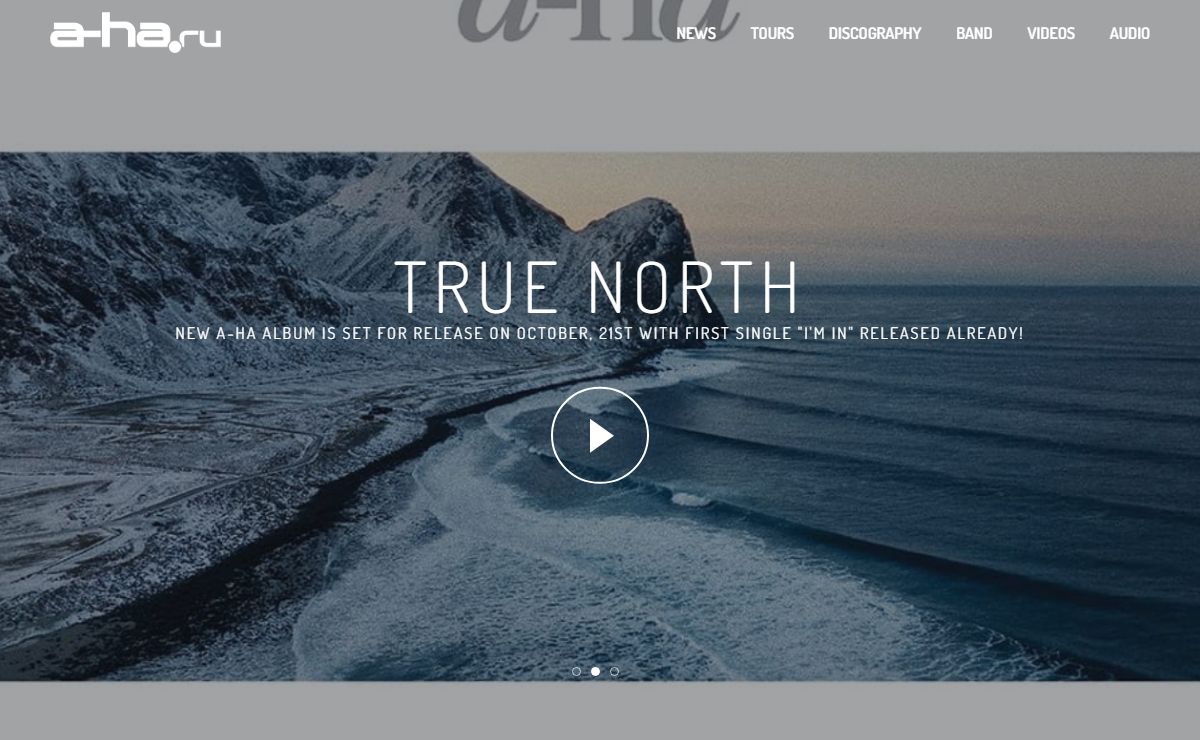 a-ha.ru - True North - tracklist - new album and film. I'm In. Welcome to the first Russian a-ha online fanclub