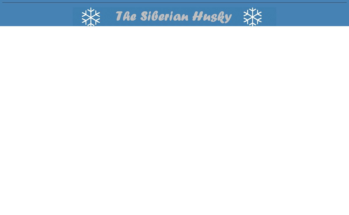 The Siberian Husky