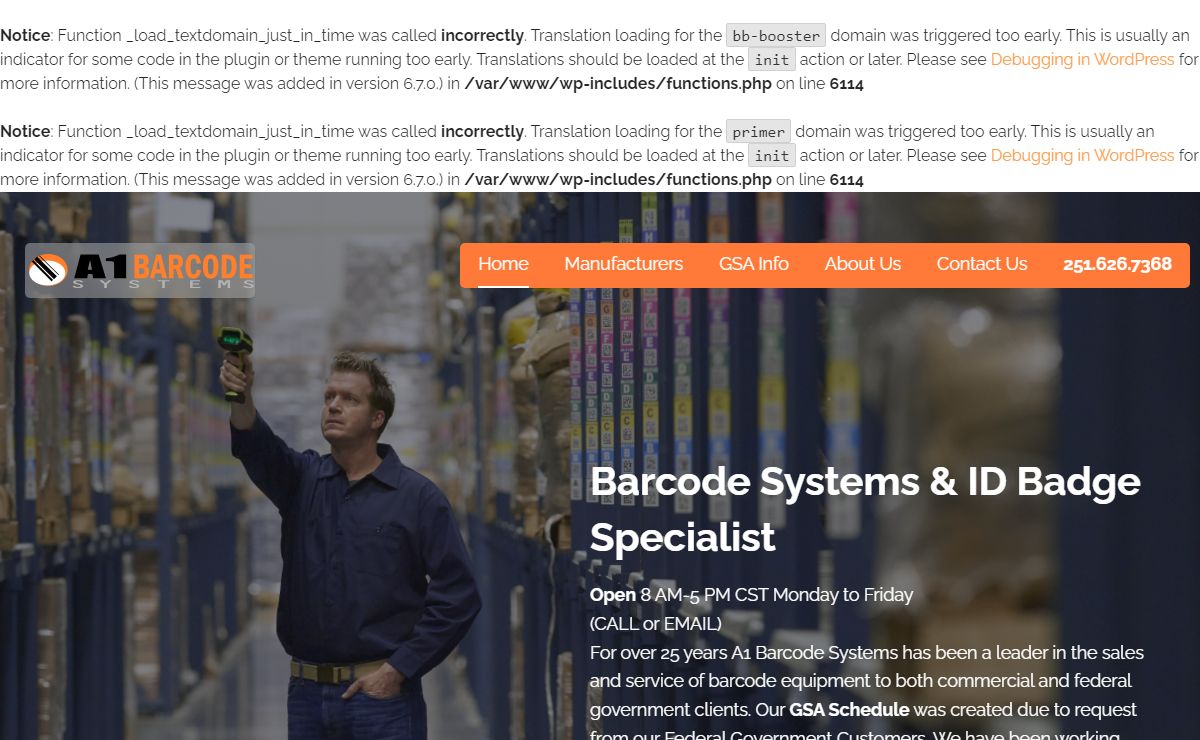 A1 Barcode Systems-GSA Schedule-barcode